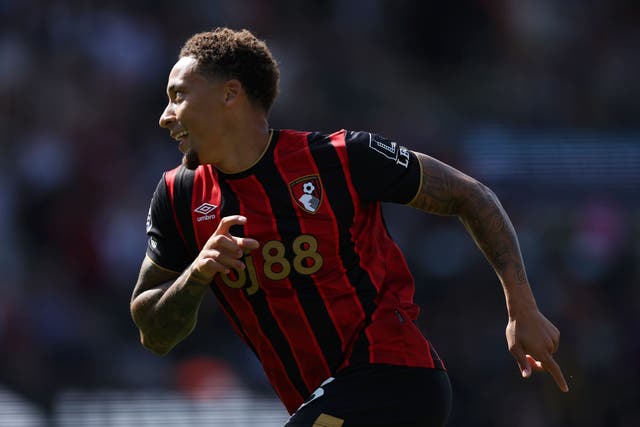 Bournemouth’s Marcus Tavernier celebrates (Steven Paston/PA)