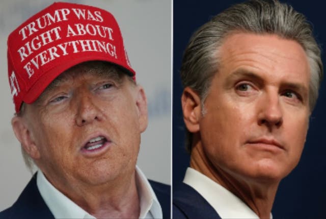 <p>California Gov. Gavin Newsom continued trolling President Donald Trump Wednesday after the president called him ‘incompetent.’</p>