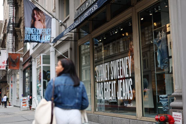 <p>The controversial American Eagle denim campaign featured Sydney Sweeney</p>