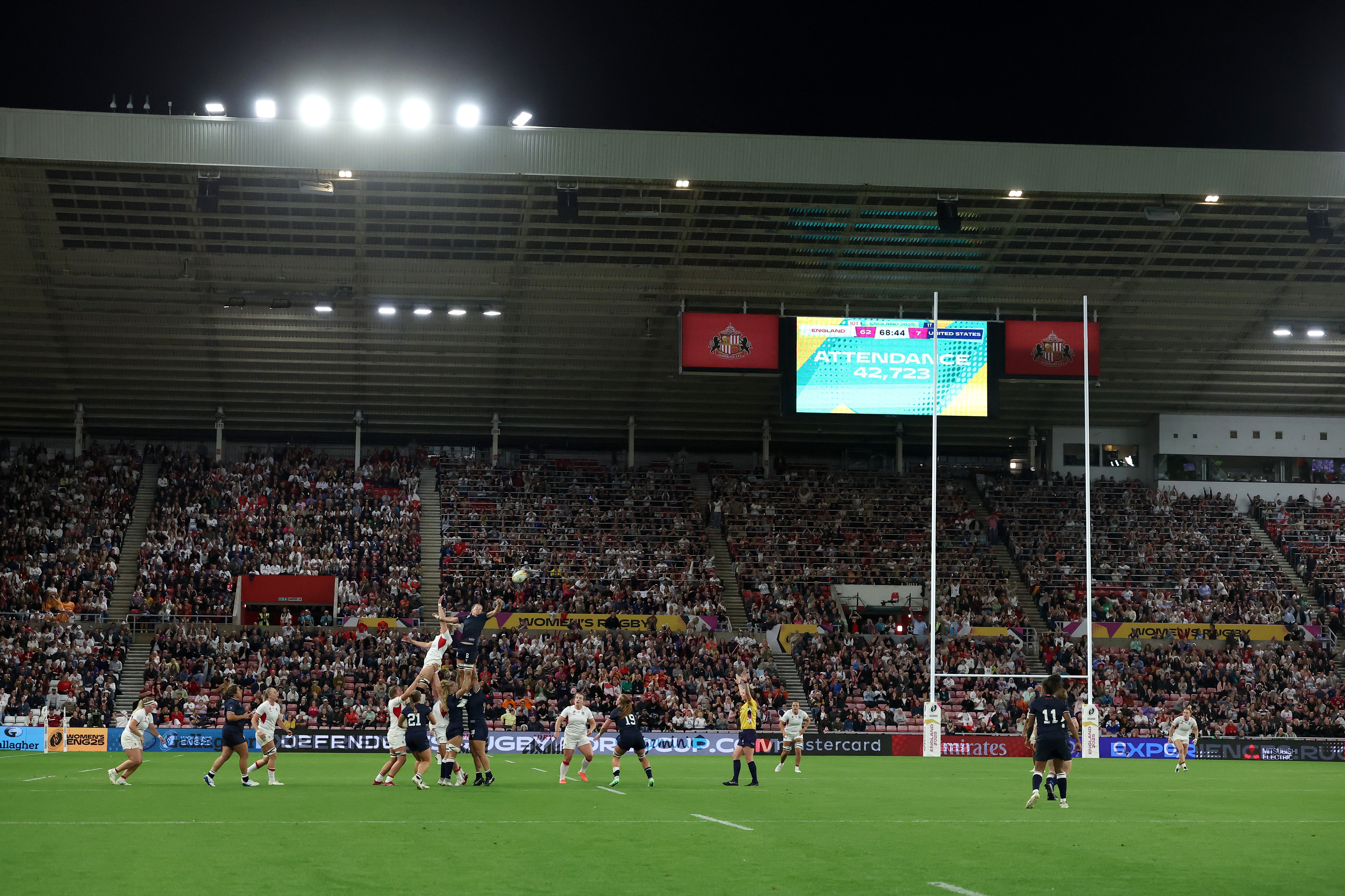 A massive crowd attended the opening game of the World Cup