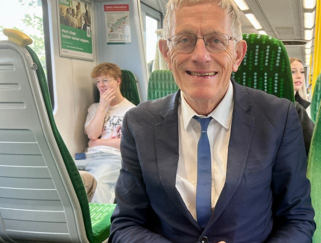 <p>Train, not bus: the 9.36am from Birmingham New Street to Birmingham International</p>