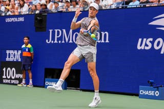 Jack Draper se anunciou no cenário mundial em Flushing Meadows há 12 meses (Yuki Iwamura/AP)