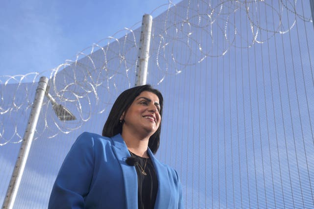 Justice Secretary Shabana Mahmood during the official opening of HMP Millsike – the new Category C jail in Yorkshire which will deliver 1,500 prison places. Picture date: Thursday March 27, 2025.