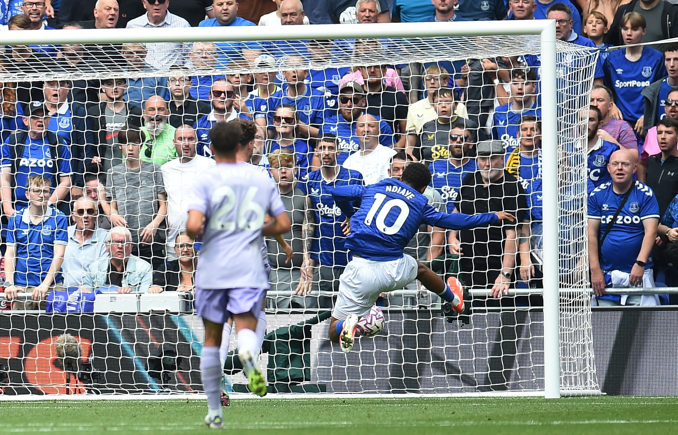 Iliman Ndiaye delivered the first goal at the Hill Dickinson Stadium having got the last at Goodison Park