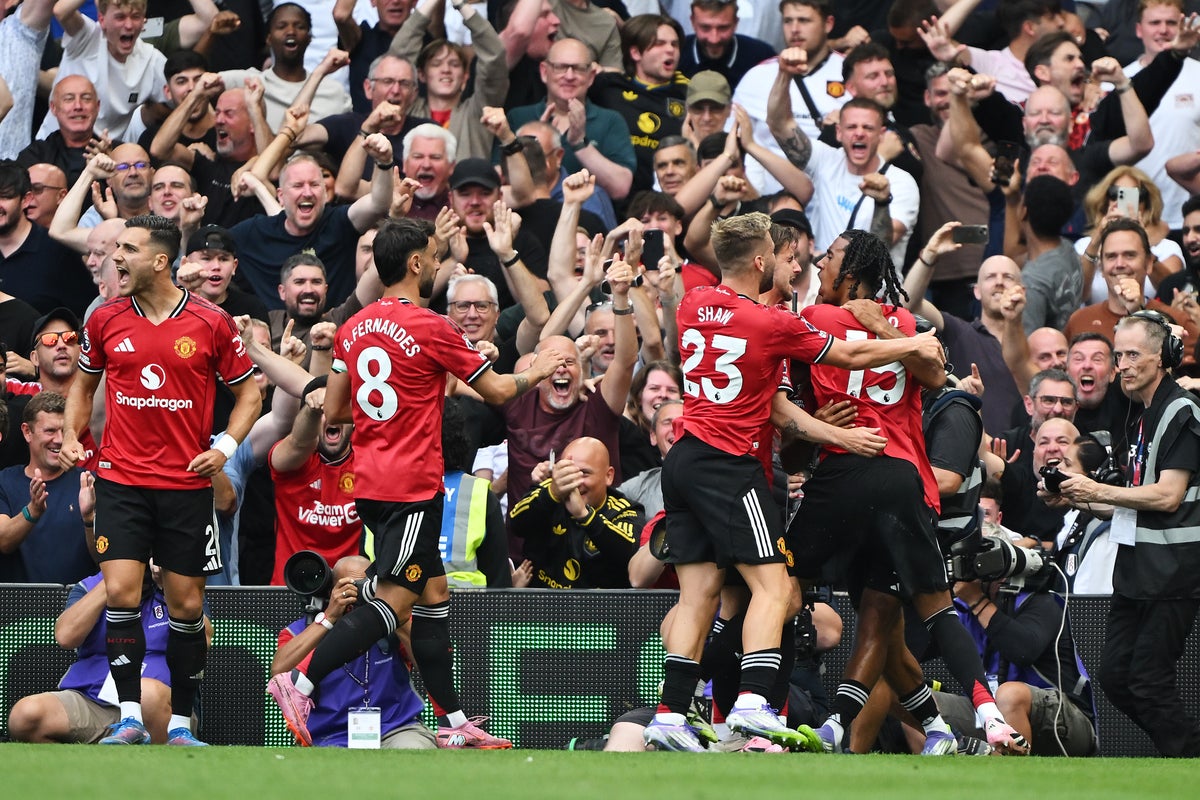 Fulham vs Man United live: Smith Rowe equalises for hosts after Yoro’s deflected opener