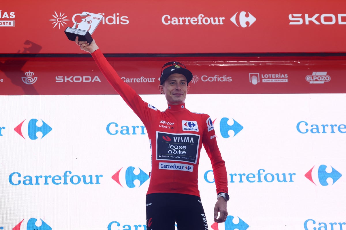 Jonas Vingegaard aces final ascent to take red jersey in Vuelta stage two win