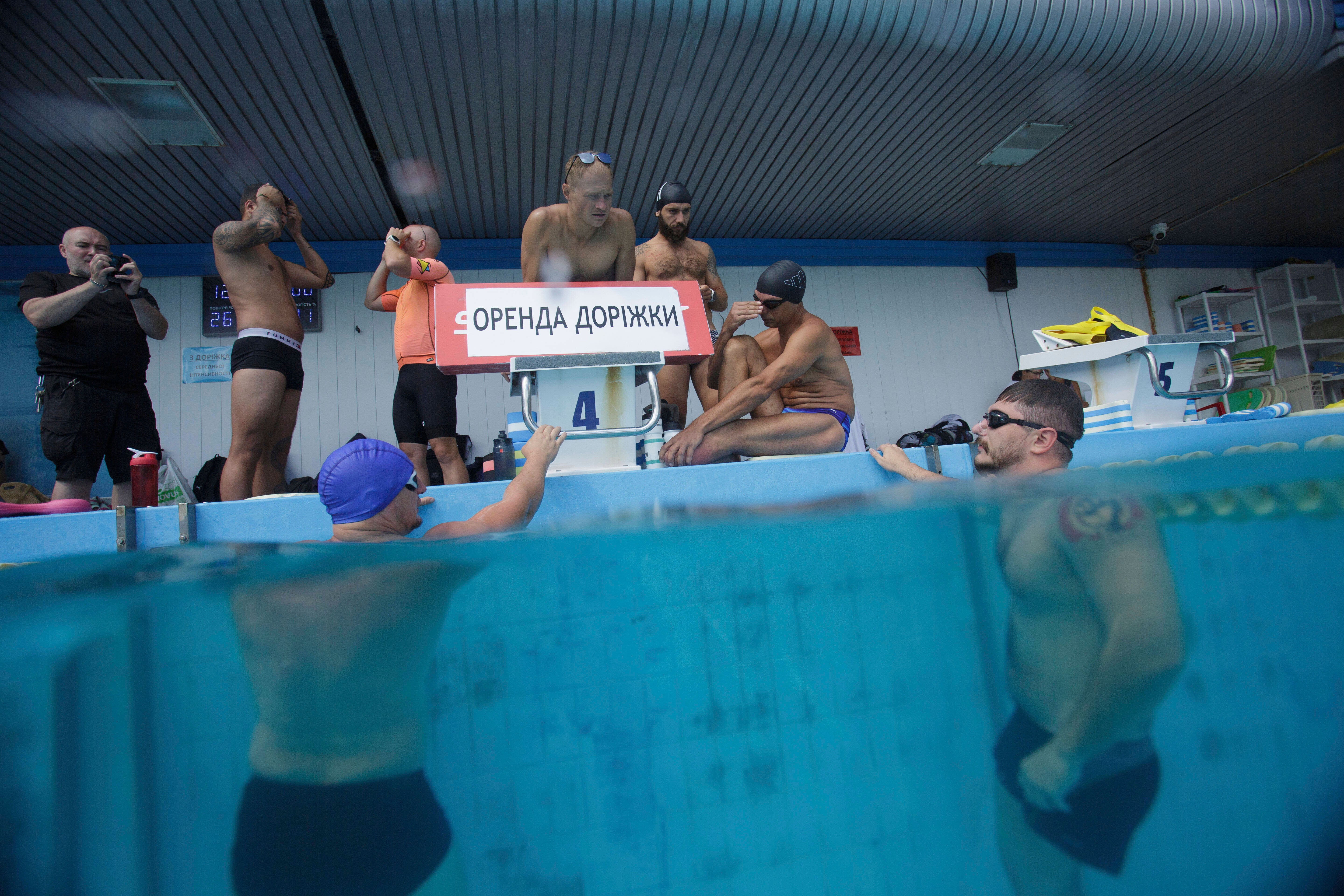 EU Turkey Ukraine Amputee Swimmers
