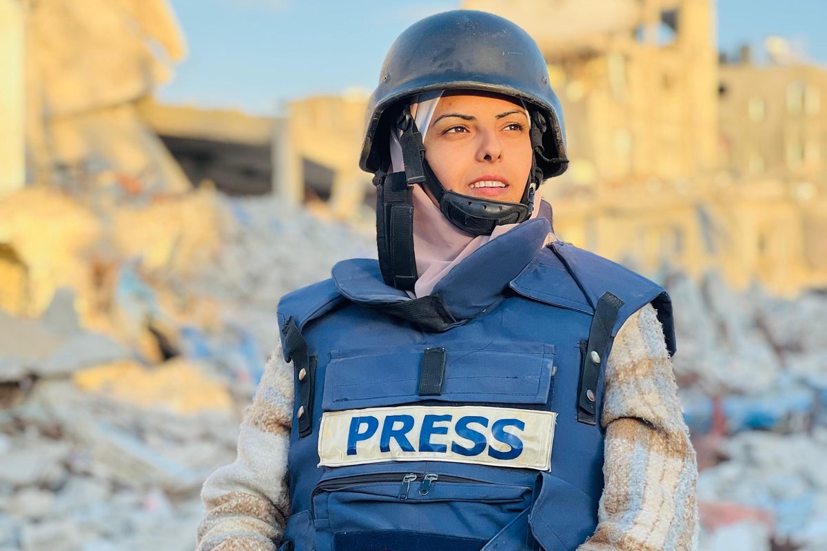 Last video from Independent Arabia journalist before she was killed by Israeli airstrike