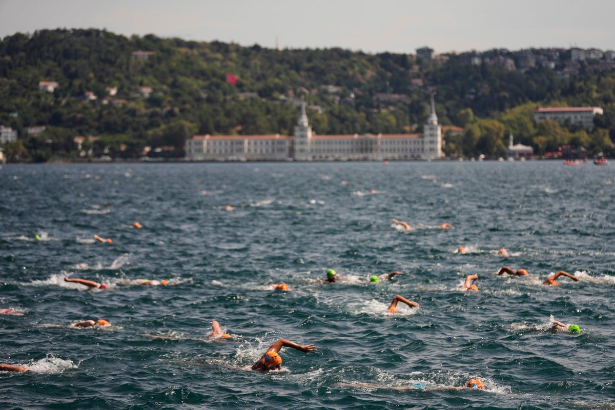 Desperate search for Russian swimmer who went missing in cross-Bosphorus race