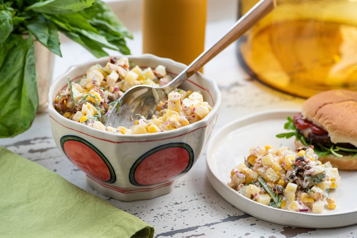 Celebrate summer and Labor Day with this corn and potato salad
