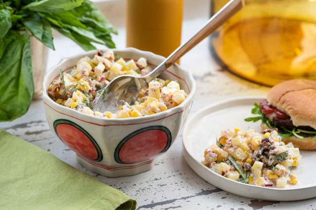 Food-Labor Day Recipe-Corn-Potato Salad