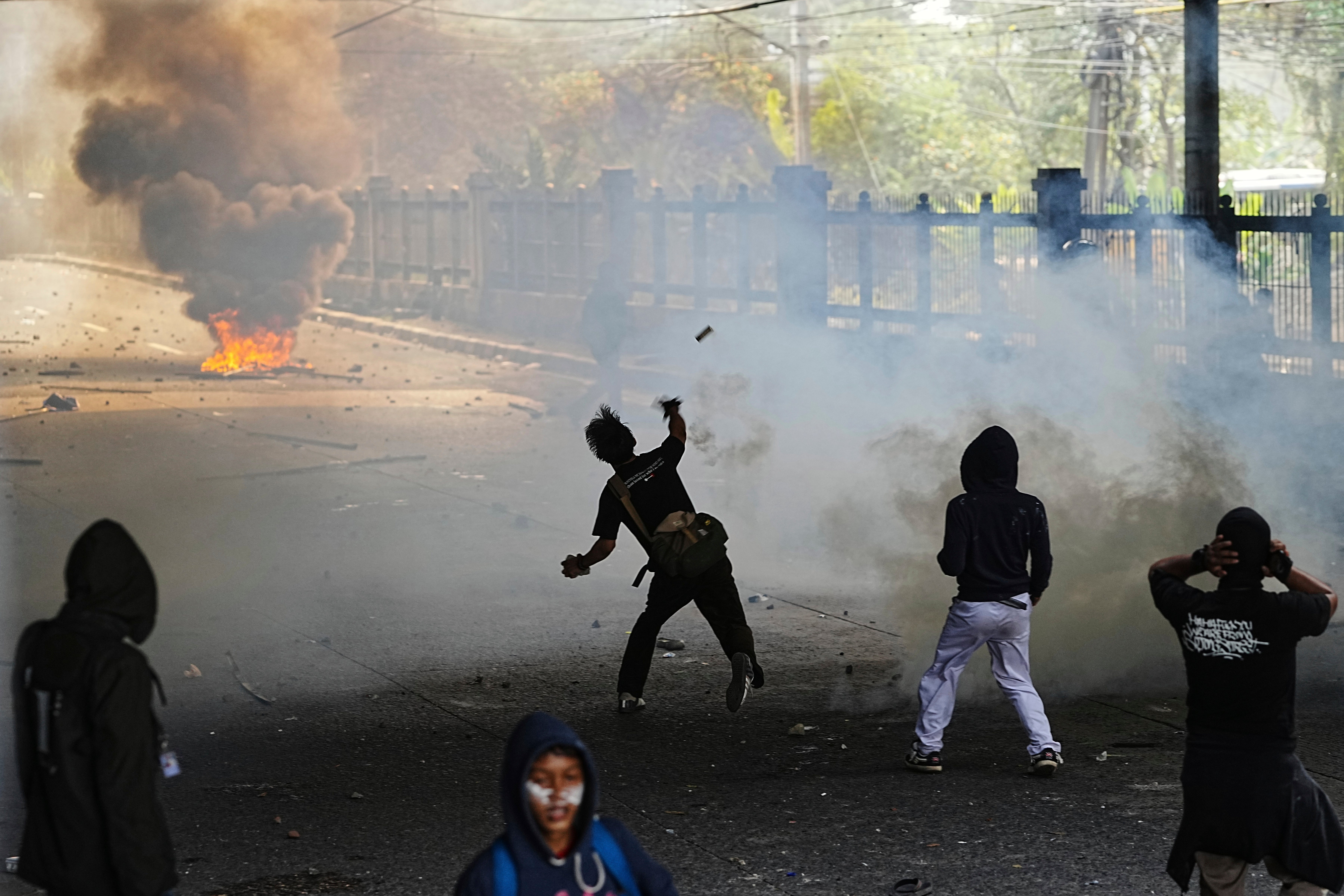 INDONESIA-ESTUDIANTES-PROTESTA