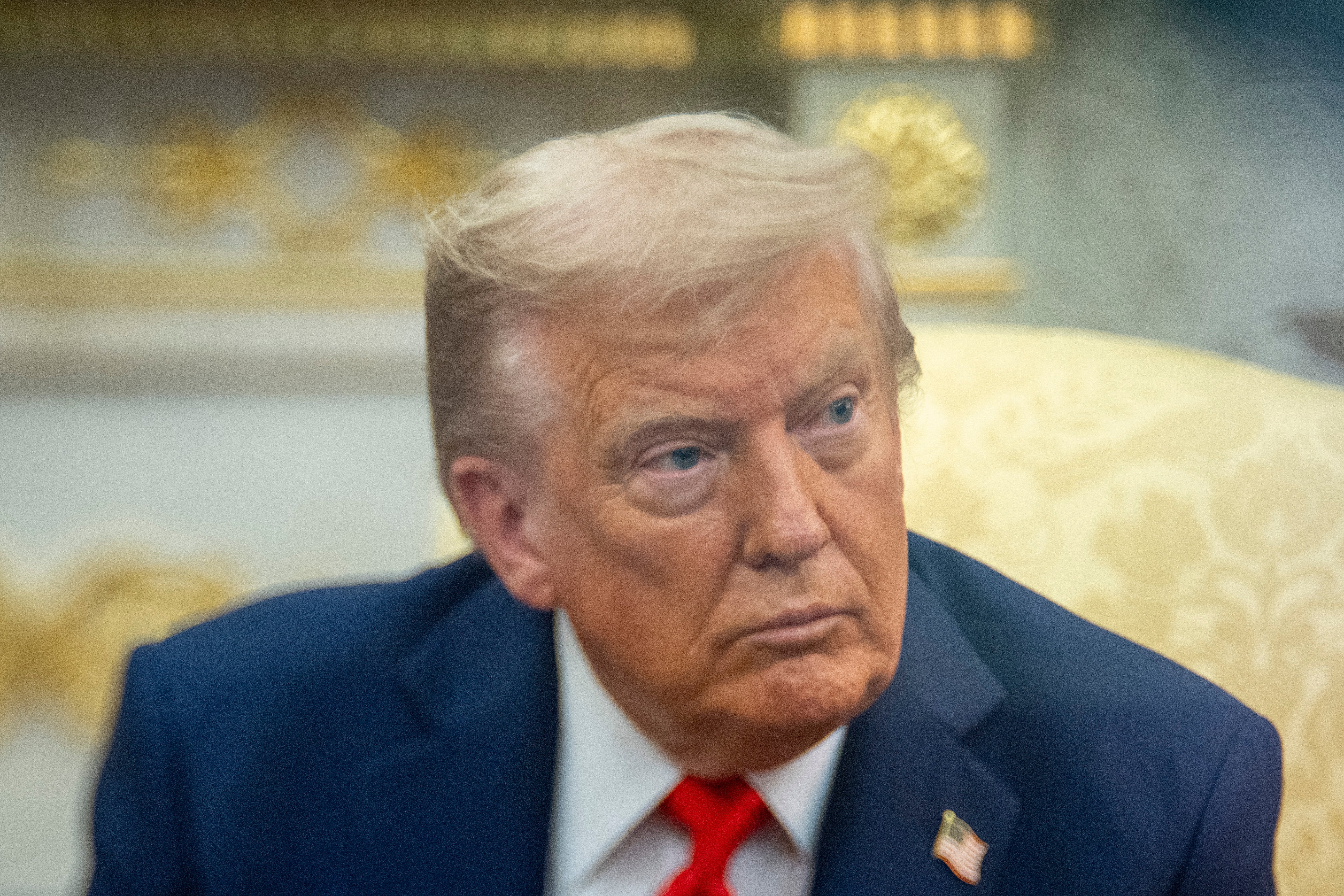 The president encouraged Texas to redraw congressional maps because he was ‘entitled’ to more seats but plans to sue California over legislation it passed in response to Texas’ plan