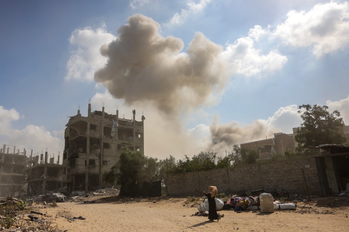 Gaza latest: Journalists among 20 killed in Israeli strike on Nasser hospital, health ministry says