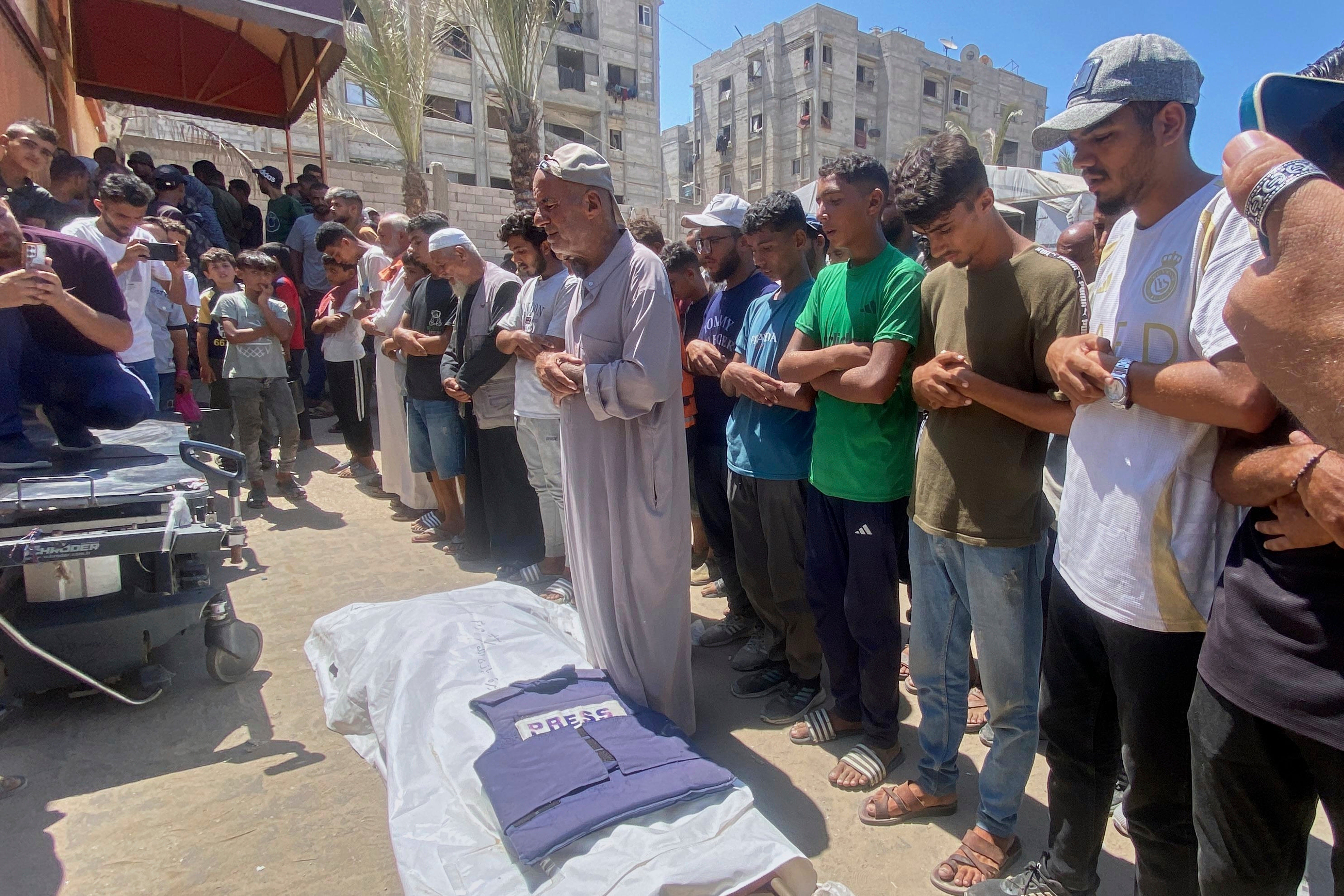 GAZA-PERIODISTA-DECESO