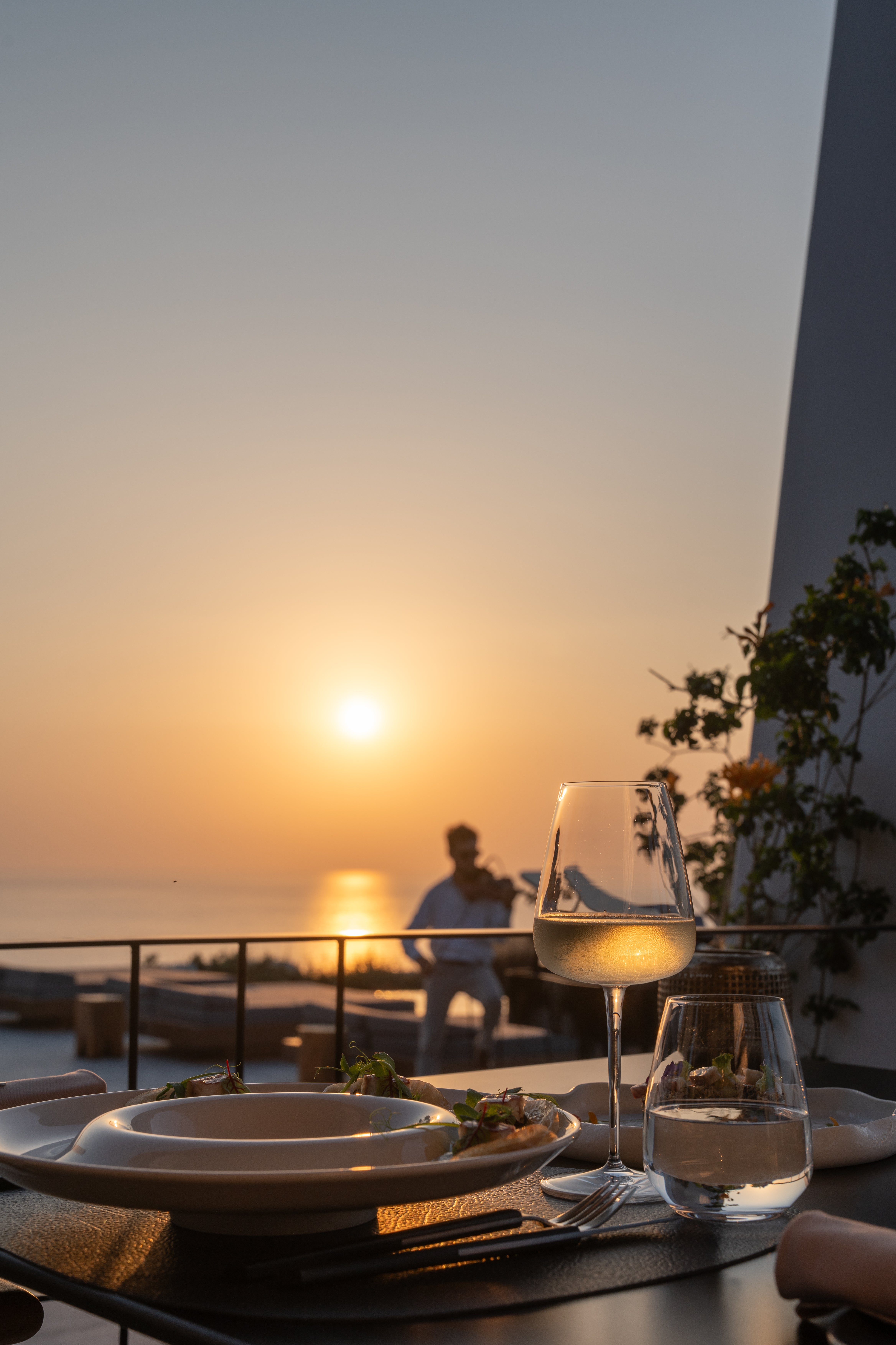 Dine at Alios Ilios as the sun sets