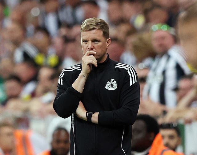 <p>Newcastle United manager Eddie Howe faces a tricky situation</p>