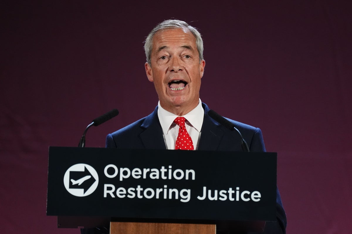 Children to be deported under Reform’s plan to tackle migration, Nigel Farage says