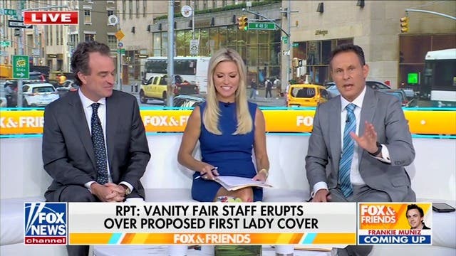 <p>Fox & Friends host Brian Kilmeade urges Vanity Fair staff to expose editor who complained to Daily Mail about a potential Melania Trump cover, saying they "should be fired."</p>