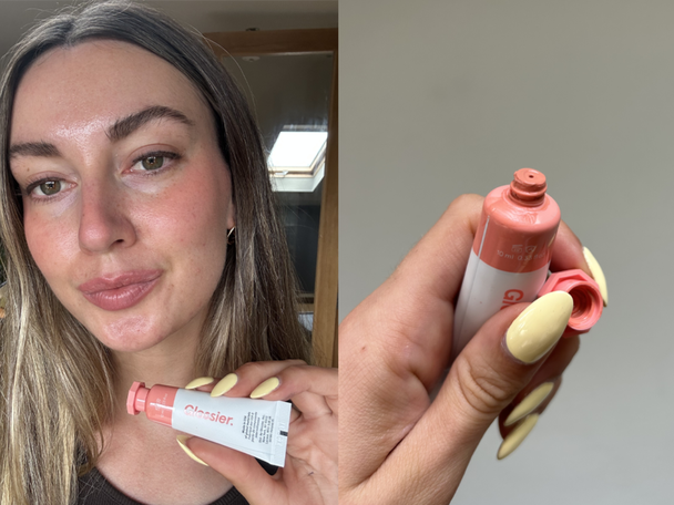 indybest best liquid blush review Glossier cloud paint
