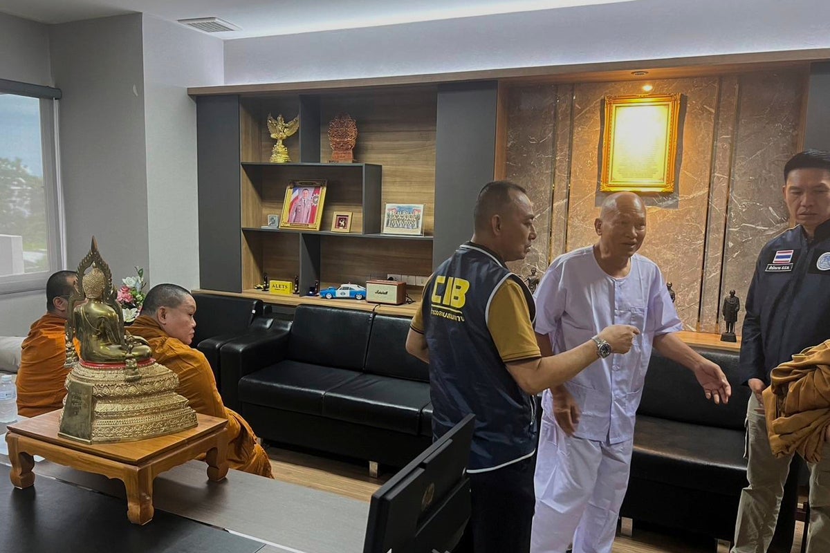 Thailand arrests Buddhist monk over alleged embezzlement linked to AIDS hospice he founded