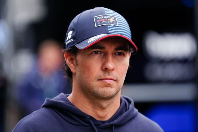 Former Red Bull driver Sergio Perez will race for Cadillac next year (David Davies/PA)
