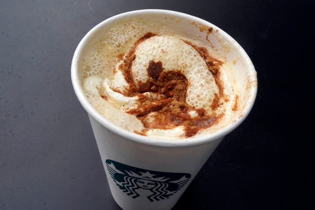 STARBUCKS-PUMPKIN SPICE LATTE