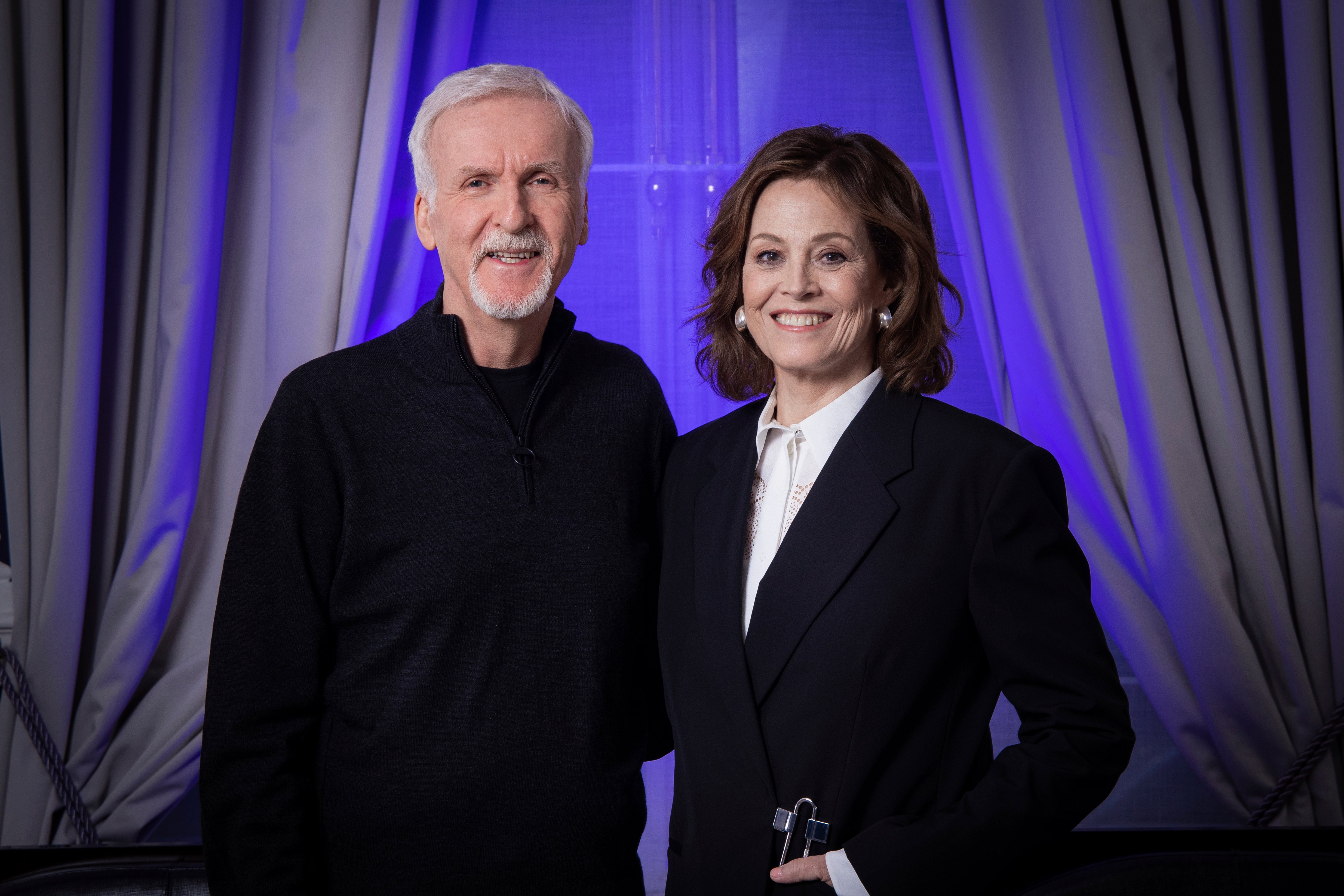 James Cameron hired Sigourney Weaver to play a teenaged character in the second movie of the franchise