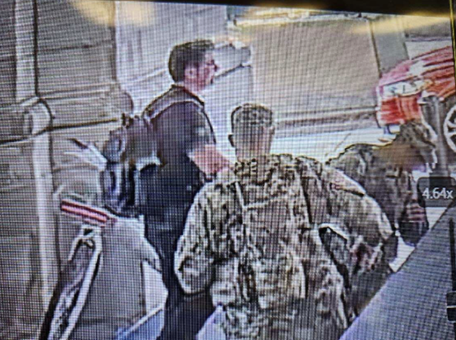 <p>Scott Pichon was arrested and charged with felony assault after allegedly spitting on two National Guard members stationed at a Washington, D.C., train station. </p>