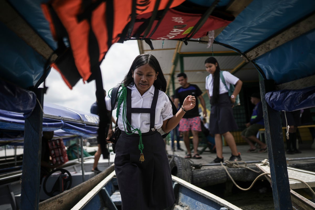 Daily life on a remote Amazon island goes on despite diplomatic dispute