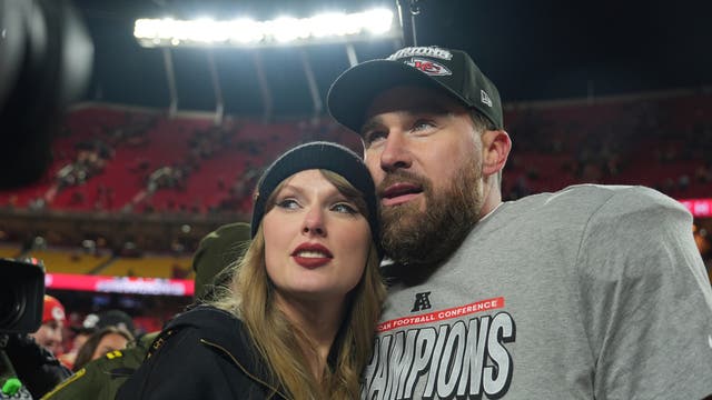 Two years in photos of Taylor Swift and Travis Kelce, now engaged | The Independent