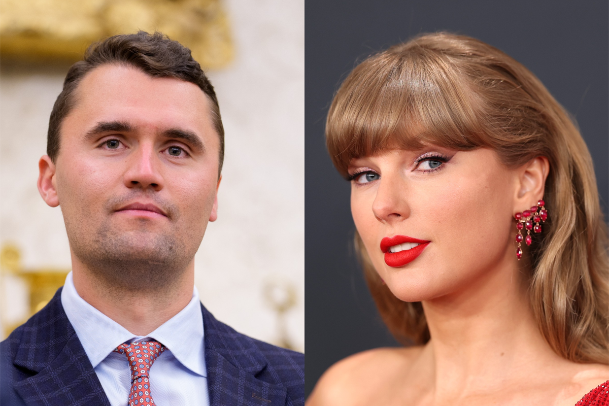 Charlie Kirk claims Taylor Swift’s engagement to Travis Kelce is sign she’ll become ‘conservative’: ‘Submit to your husband’
