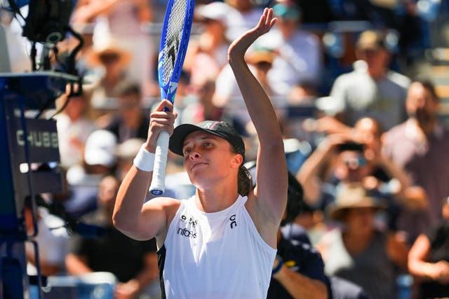 <p>Świątek ha progresado sin interrupciones en el cuadro del US Open</p>