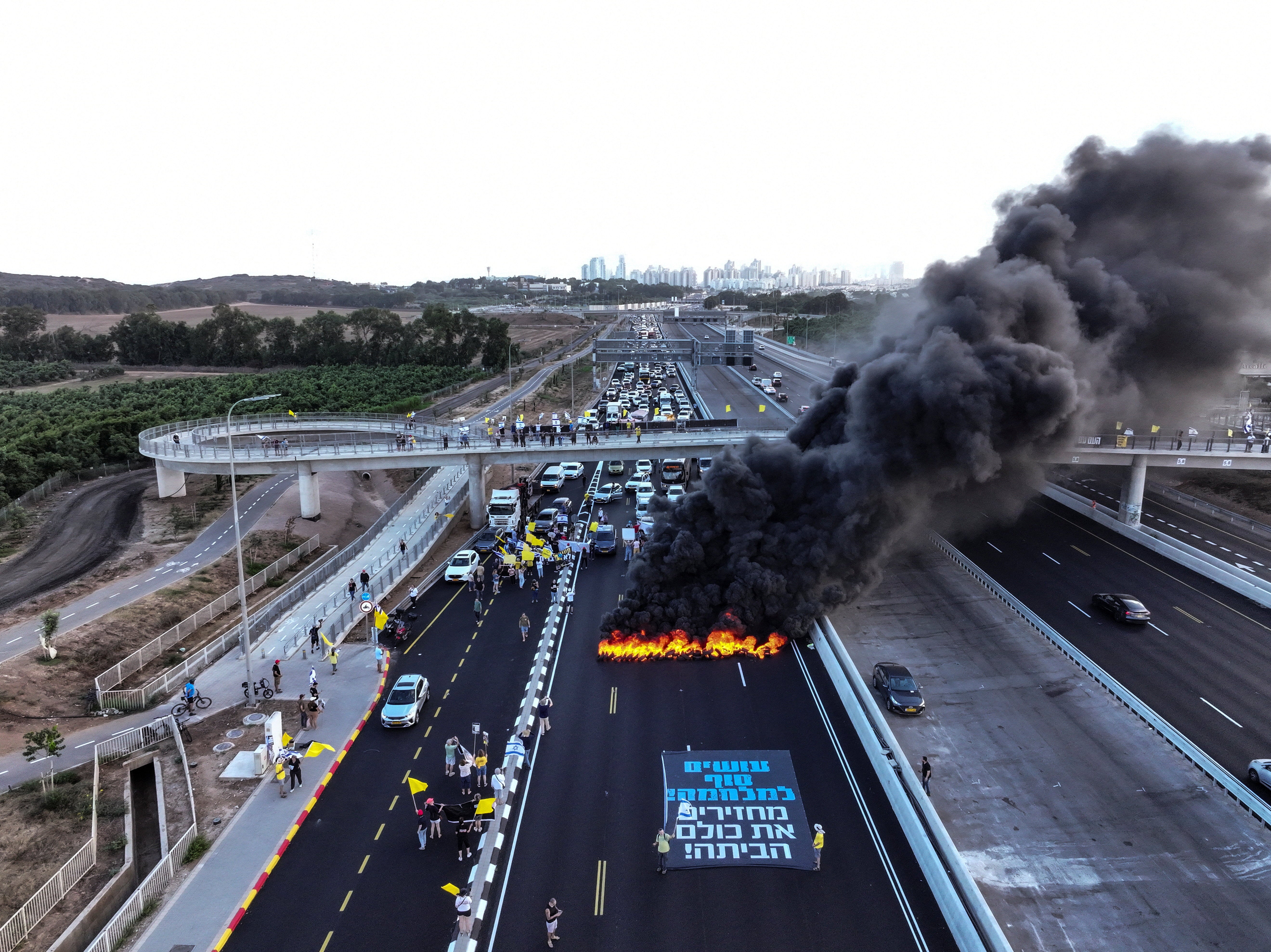 Israel is facing global condemnation and domestic protests after its deadly Gaza hospital strike