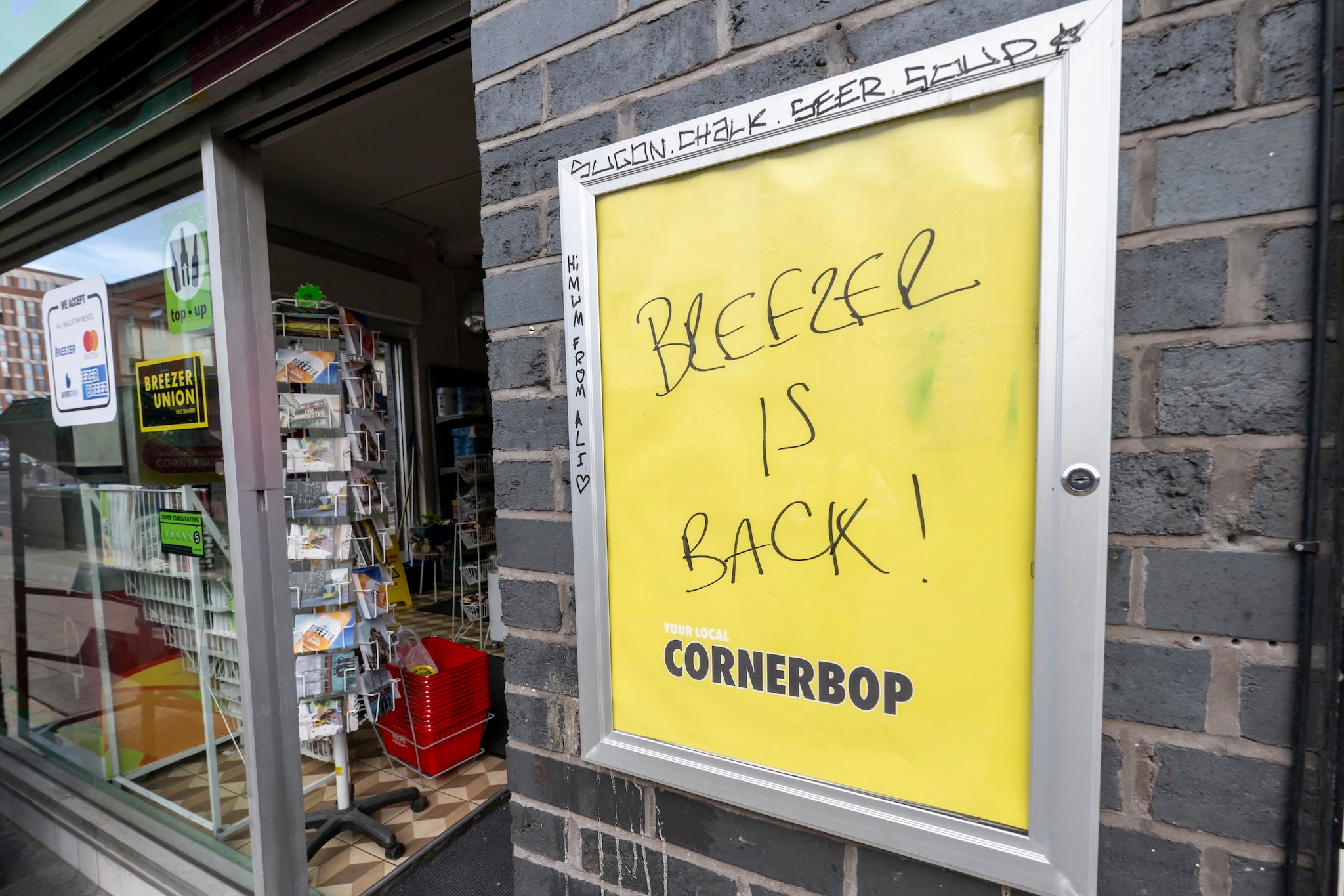 Breezer is back: The rum-based, fruit-flavoured drink is back after a 10-year hangover