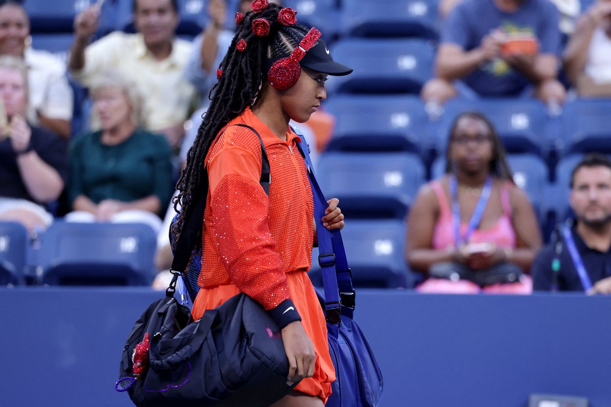 Naomi Osaka wears wild rose-themed outfit and ‘Billie Jean Bling’ Labubu mascot at US Open