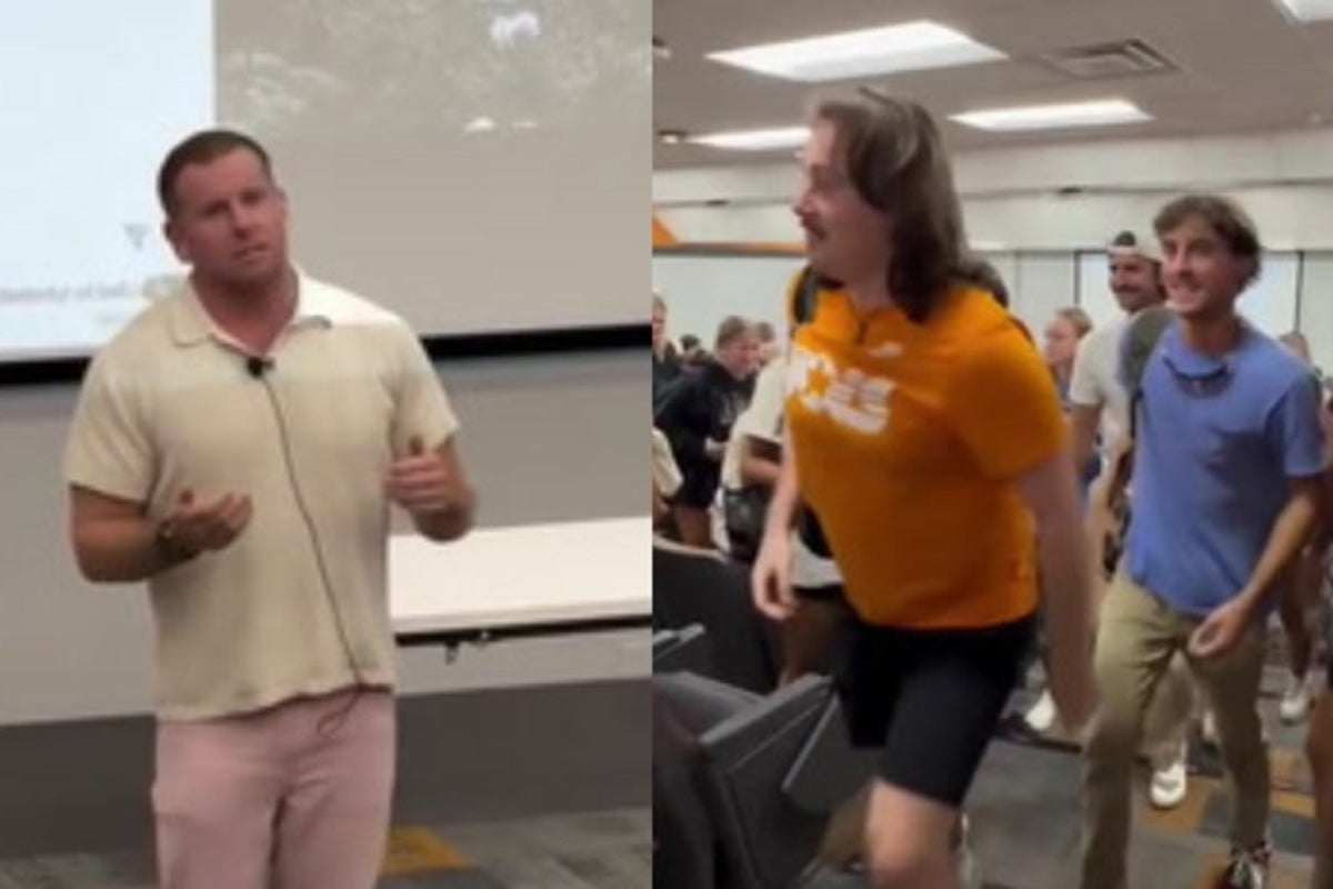 Moment professor cuts class short after Taylor Swift and Travis Kelce engagement