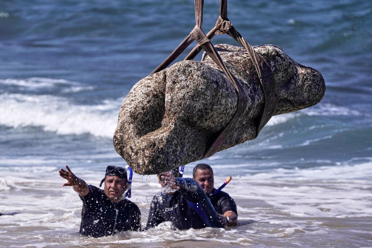 Secrets of ancient city revealed as artefacts recovered from seabed