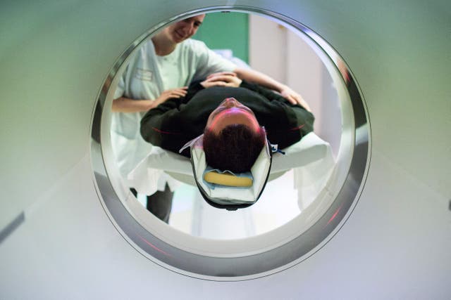 <p>The scan, which is known as a “coronary calcium scan,” helps doctors look for a build up of calcium in the arteries, which accumulates naturally after age 20.</p>