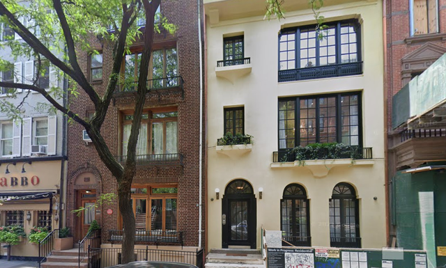 <p>Janelli Saavedra claims she was forced to work during hardcore sex orgies at the luxe Manhattan home (at right) of Wall Street trader Michael J. Goodwin</p>