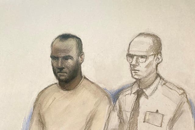 Hadush Gerberslasie Kebatu, left, told a court he is not a ‘wild animal’ (Elizabeth Cook/PA)