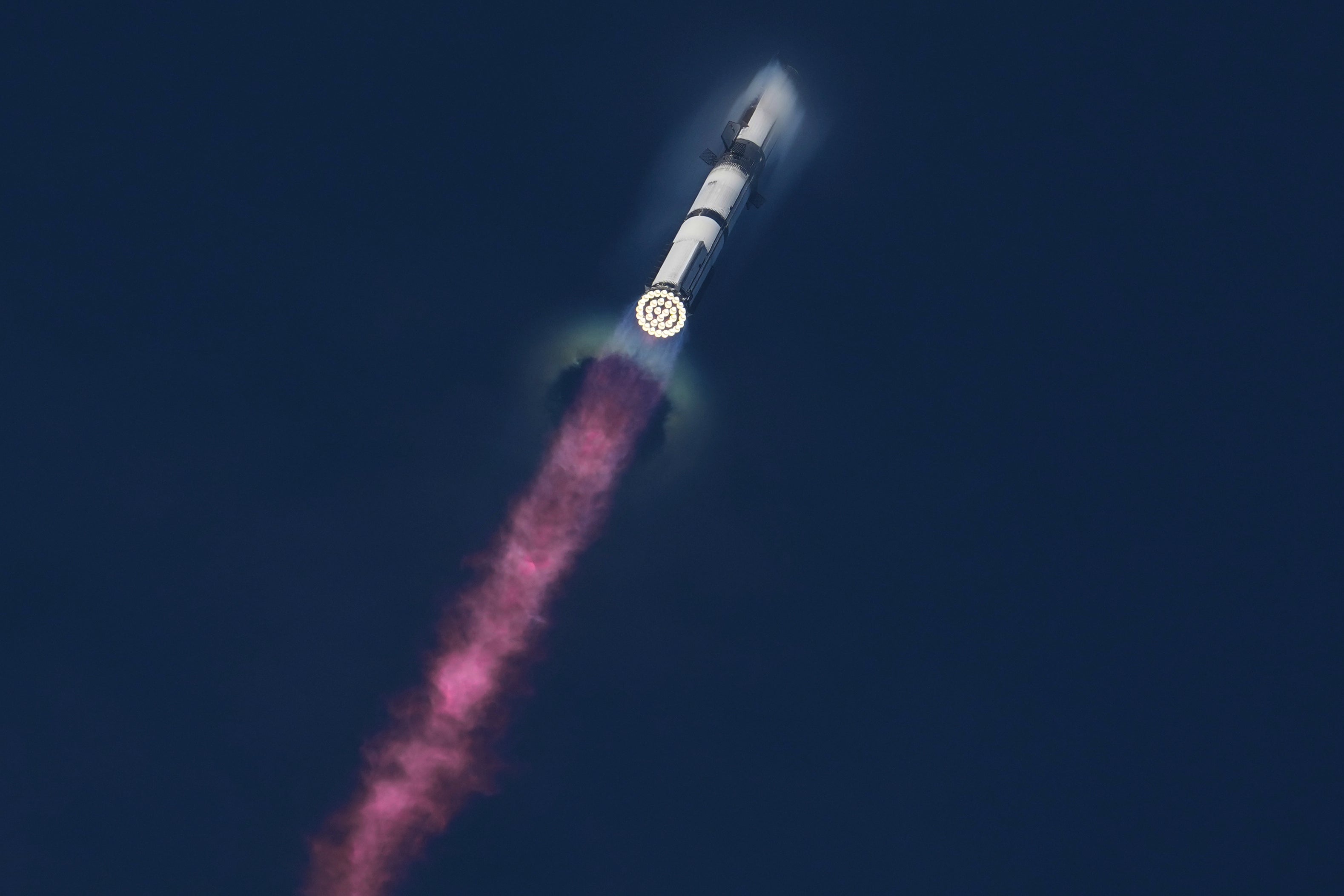 Tuesday’s blast off was the tenth test for the world's biggest and most powerful rocket, which SpaceX and NASA hope to use to get astronauts back on the moon later this decade. It was the tenth launch and the first to be a success after a year of failure