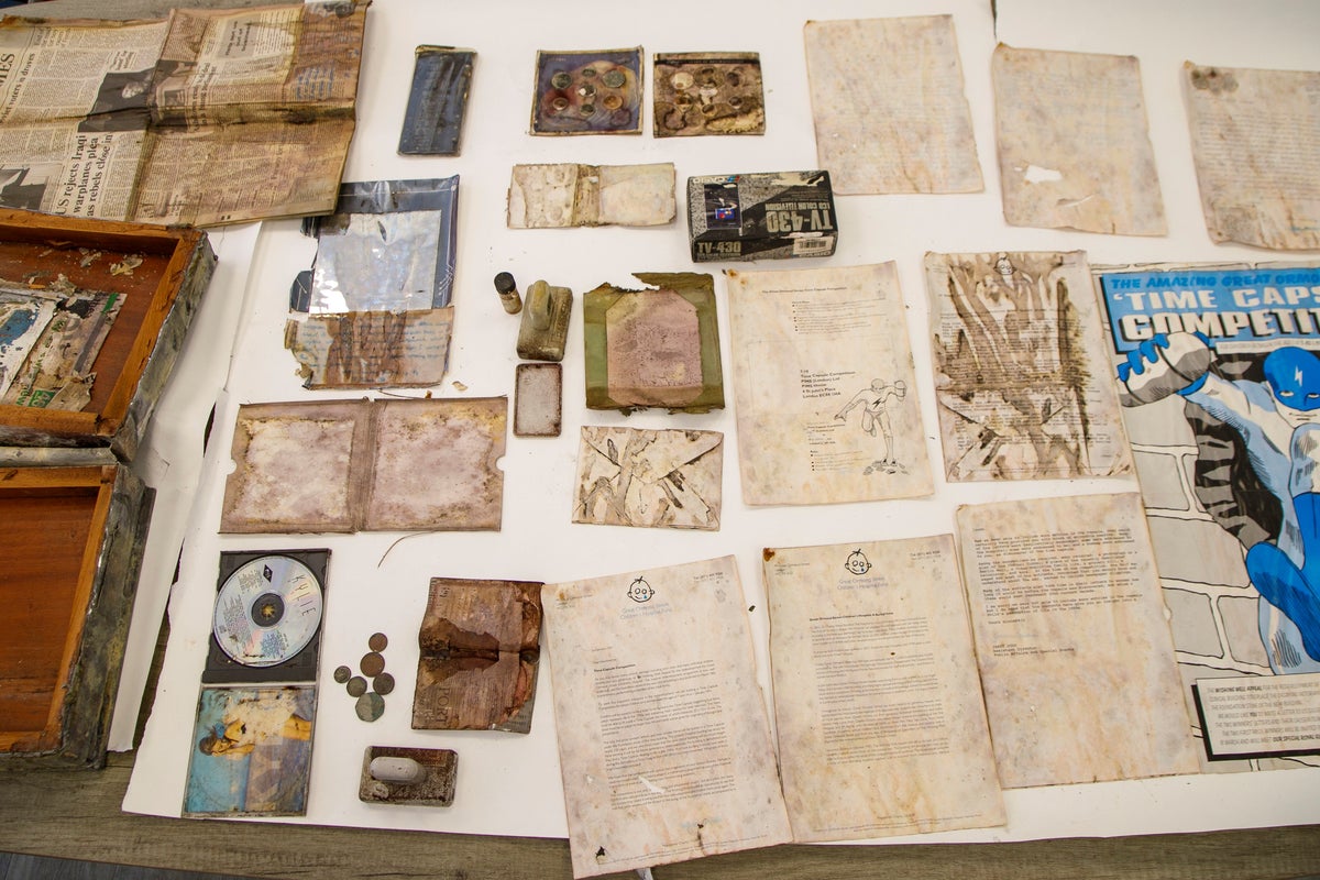 Princess Diana’s time capsule dug up at hospital revealing nineties relics inside