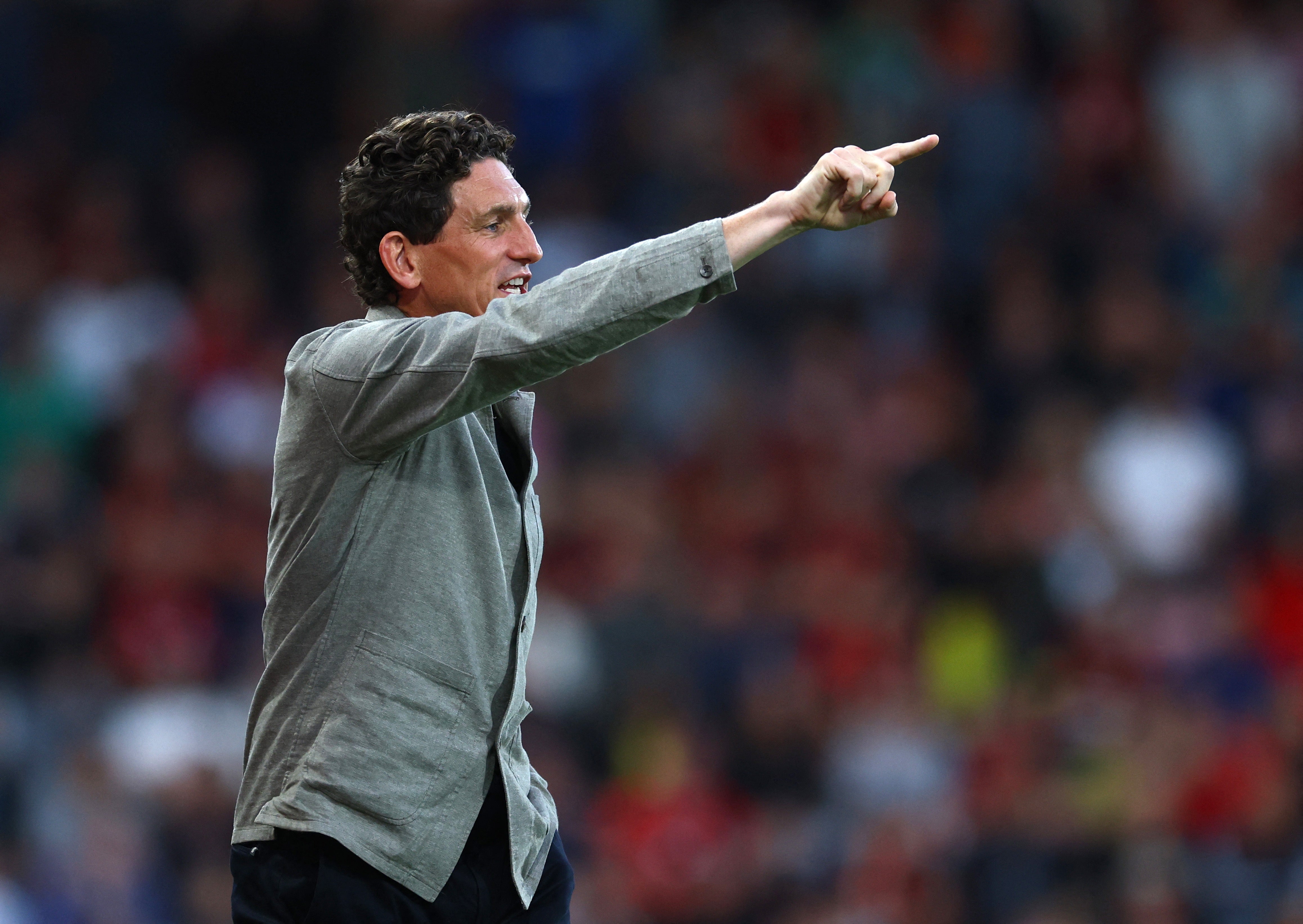 <p>Brentford manager Keith Andrews </p>