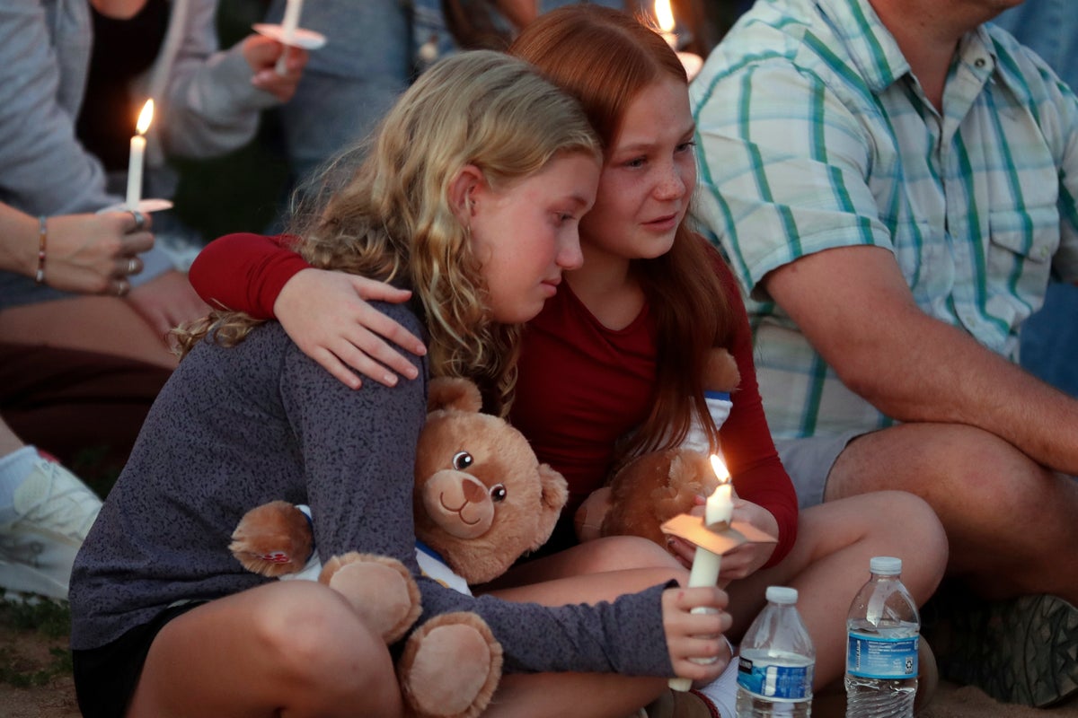 Minneapolis Catholic schoolchildren listened to a prayer, then ducked for cover from gunfire