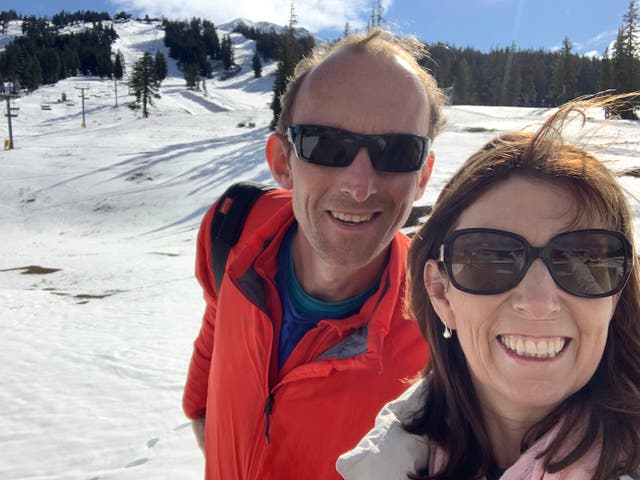 <p>Clive Phillips and his wife Ann</p>