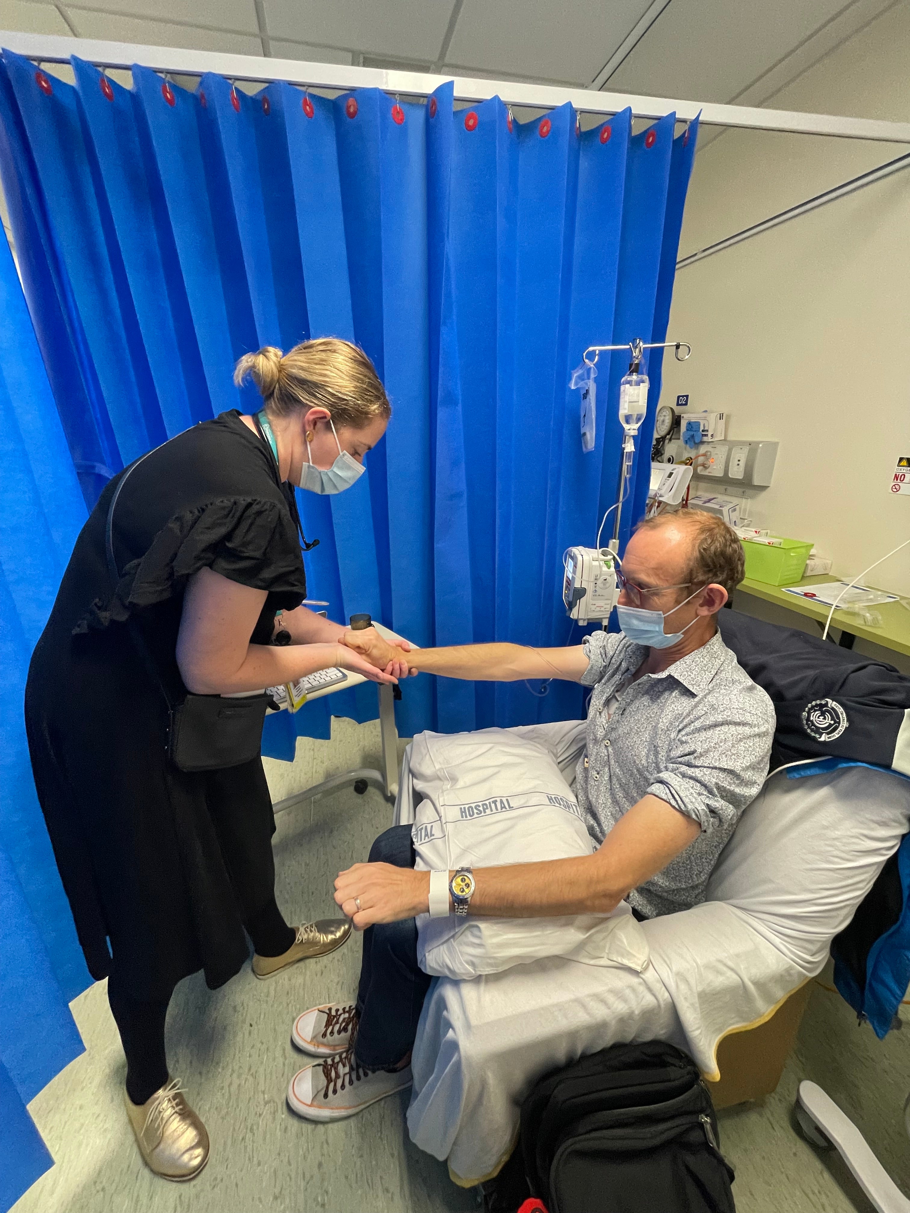 Clive Phillips was diagnosed with MMN in December 2019