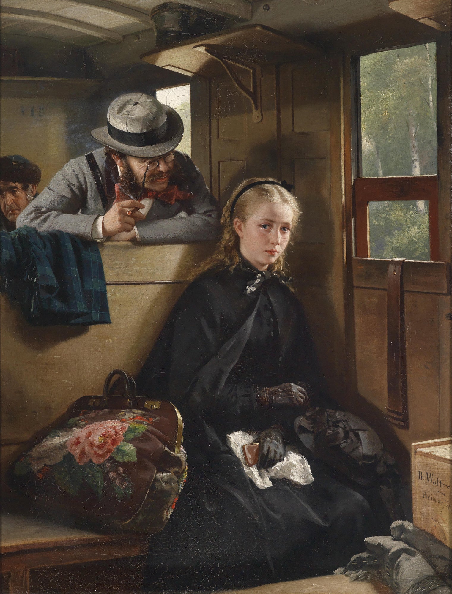 ‘The Irritating Gentleman’ by Berthold Woltze has become a meme synonymous with mansplaining