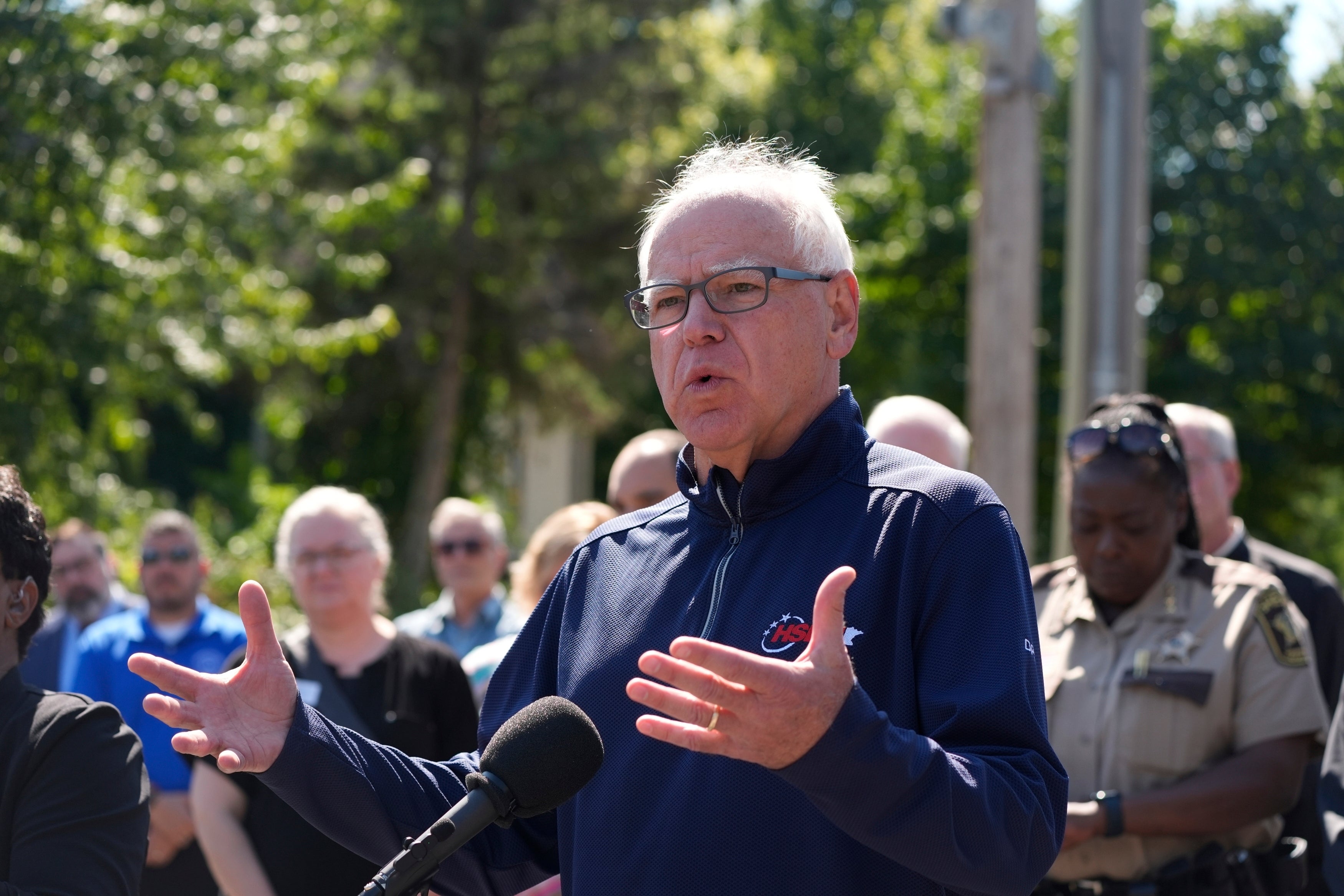 Governor Tim Walz was the target of one of the president’s latest insults