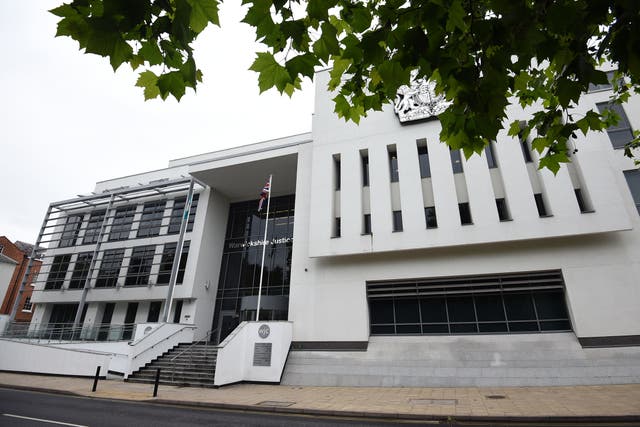 The plea hearing was held at Warwick Crown Court on Thursday (Andrew Matthews/PA)